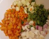 A picture of step 1 of Vegetable pancake.