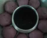 Foto langkah ke 1 dari resep Roti sobek ubi ungu coklat keju.