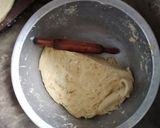 A picture of step 1 of Khasta Nimki.