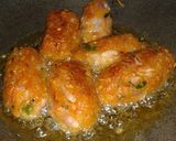 A picture of step 4 of Chinese flavoured Poha cutlet.