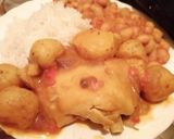 Foto del paso 5 de la receta: Almuerzo casero, frijoles acompañado de pollo con papa criolla
