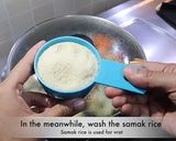 A picture of step 8 of Samak rice upma.