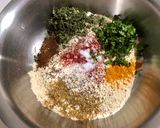 A picture of step 1 of Missi Roti.