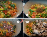Foto del paso 3 de la receta: Pollo tricolor