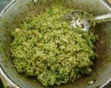 A picture of step 3 of Tuvar / Lilva  kachori.