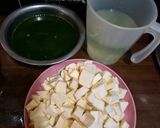 Foto langkah ke 1 dari resep Bubur ganefo (bubur singkong pandan).