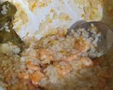 Mpasi 8 bulan - bubur nasi udang langkah memasak 4 foto