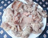 Hình bước làm 1 của món MÌ bò kho