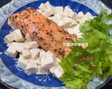 A picture of step 7 of [Rice Cooker Version] Salmon with Tofu.