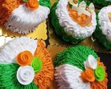 A picture of step 12 of Tricolour cake.