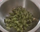 A picture of step 1 of Mix fruit salsa.