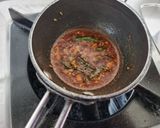 A picture of step 5 of Chhole chana masala (one pot recipe).