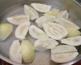 A picture of step 2 of Guava fudge (a vegan sweet).