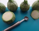 Foto del passaggio 1 della ricetta Cestini di zucchina ripieni