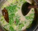 Foto langkah ke 3 dari resep 146. Bobor Bayam Praktis (bumbu iris).