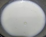 A picture of step 2 of Sabudana kheer.