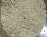 A picture of step 1 of Gobindobhog rice (sweet).