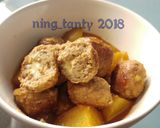 Foto langkah ke 5 dari resep Semur Bola-bola Daging Isi Keju Leleh.