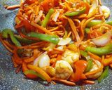 Une image de l'étape 8 de Sauté de crevettes aux légumes !.
