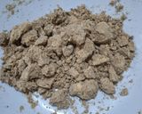 Une image de l'étape 3 de Crumble aux potiron et cacao.