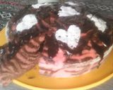 Foto del paso 5 de la receta: Torta Pasión de chocolate y frutilla 💕