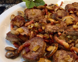 Foto del paso 9 de la receta: Solomillo de cerdo con champiñón y baicon