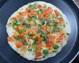 A picture of step 6 of Ground Rice Vegetable Uttapam.