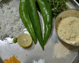 A picture of step 1 of Stuffed chilly.