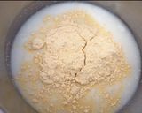 A picture of step 1 of Punjabi Kadhi without pakora.
