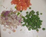 A picture of step 1 of Veg idli.