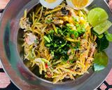 รูปขั้นตอนการทำที่ 3 ของ ลาบปลาดุกสมุนไพรใส่มะม่วง🌶️🧄🥭