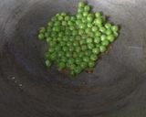 A picture of step 5 of Aloo (potato) matar (peas) less oil kachodis.