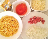 Foto del paso 1 de la receta: Macarrones con jamón ibérico