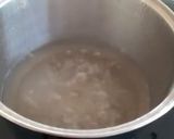 A picture of step 2 of Egg Tofu.