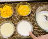 A picture of step 1 of Baked Mango Yoghurt.
