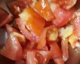 A picture of step 2 of Schezwan Chutney.