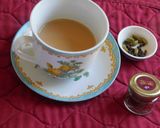 A picture of step 5 of Zafrani Chai.
