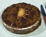 A picture of step 12 of Rusk-Chocolate mousse cake.