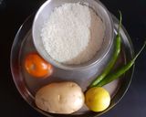 A picture of step 1 of Sama khichdi.
