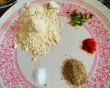 A picture of step 1 of Kofta curry with leftover pumpkin sabzi.