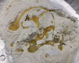 A picture of step 1 of Shakkarpara or Sweet Diamond Cuts.