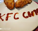 A picture of step 7 of KFC style fried chicken drumstick.