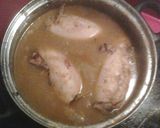 Foto del paso 3 de la receta Calamares rellenos en salsa con almejas