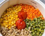 Foto langkah ke 6 dari resep Nasi Gurih Tomat Rice Cooker.