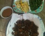 A picture of step 8 of Lal Qila Haleem.