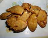 A picture of step 6 of Crispy Brinjal Pakora.