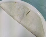 Gambar langkah 4 resipi Grilled Chicken Tortilla Wraps ala TikTok.