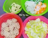 Hình bước làm 1 của món Kim Chi Việt Nam