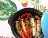 Hình bước làm 3 của món Cháo đậu đỏ ăn kèm cá nục kho