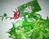 Foto langkah ke 1 dari resep Kangkung tumis santan teri.